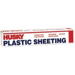 Husky 10' x 100' 4mil Clear Poly Film