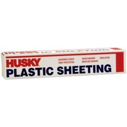 Husky 20' x 100' 4mil Clear Poly Film