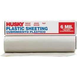 Husky 10' x 100' 6mil Clear Poly Film