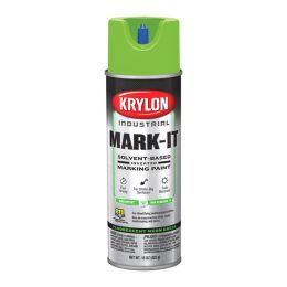 Krylon 15oz Fluorescent Neon Green Marking Contractor Solvent Based Spray