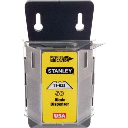 Stanley Tool 1992 Heavy Duty 2-Notch Utility Blade w/ Dispenser 100pk