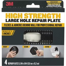 3M 6" x 5-1/2" High Strength Large Hole Repair Plate
