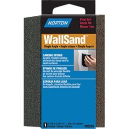 Norton 4-7/8" x 2-7/8" x 1" WallSand Fine Single Angle Sponge