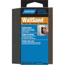 Norton 4-7/8" x 2-7/8" x 1" WallSand Med Single Angle Sponge