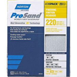 Norton 9" x 11" 220 ProSand Paper Sheets 20Pk