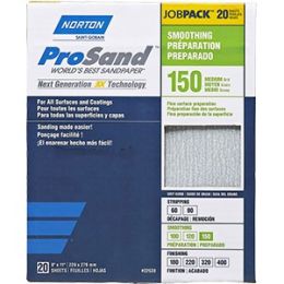 Norton 9" x 11" 150 ProSand Paper Sheets 20Pk