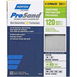 Norton 9" x 11" 120 ProSand Paper Sheets 20Pk