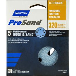 Norton 5" 5 & 8 Hole P320B ProSand Paper H&L UVH Disc 10pk
