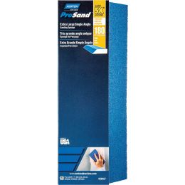 Norton 9" x 3-5/16" x 1" 180G 5X ProSand XL Sponge Single Angle Fine Sanding Sponge