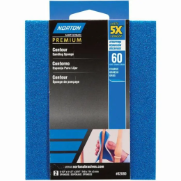 Norton 60 ProSand Contour Sanding Sponge 2Pk