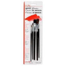 ArroWorthy 5-Piece Assorted Pony Hair Artist Brush Set
