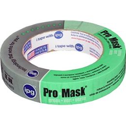 IPG 1" x 60yd Pro Mask Green Masking Tape