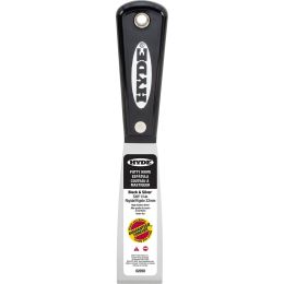 Hyde 1-1/4" Black & Silver Stiff Putty Knife