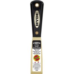 Hyde 1-1/4" Brass Stiff Chisel Putty Knife Non-Spark