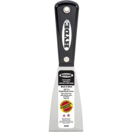 Hyde 2" Black & Silver Stiff Putty Knife