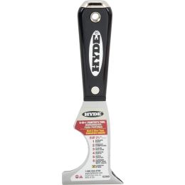 Hyde 2-1/2" Black & Silver 6-In-1 Painters Tool
