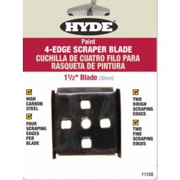 Hyde 1-1/2" 4-Edge Scraper Replacement Blade For 10260 & 10530