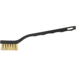 Hyde Brass Bristle Mini Brushes Plastic Handle 3Pk