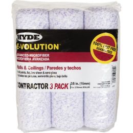 Hyde 9" x 3/8" Nap E-Volution Microfiber Roller Cover (3pk)