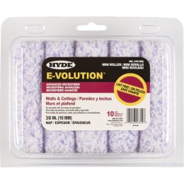 Hyde 4" x 3/8" Nap E-Volution Mini Microfiber Roller Cover (10pk)