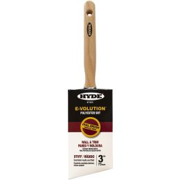 Hyde 3" E-Volution SRT Polyester Stiff Blend Oval Paint Brush