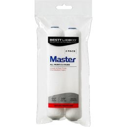 Bestt Liebco 6-1/2" x 3/8" Nap White Woven Mini Roller Covers (2pk)