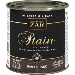 Zar .5Pt Baby Grand 121 Wood Stain