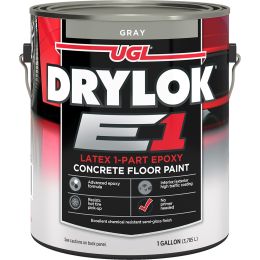 Drylok 1gal Gray E1 Latex 1-Part Epoxy Concrete Floor Paint