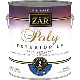 Zar 1gal Satin Poly Exterior UV Oil-Based Polyurethane