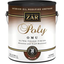 Zar 1gal Matte Poly OMU Ultra Tough Interior Oil Modified Urethane
