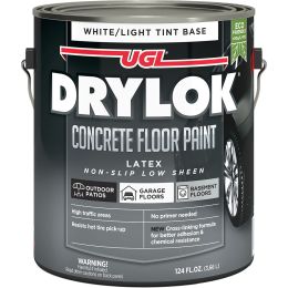 Drylok 1gal White Water-Based Concrete Floor Paint