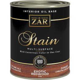 ZAR 1Qt Exotic Redwood Wood Stain