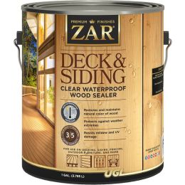 ZAR 1gal Clear Deck and Siding Waterproof Wood Sealer