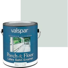 Valspar 1gal Satin Light Gray Interior/Exterior Latex Enamel Porch & Floor Paint