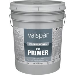 Valspar 5gal White Pro-Hide Interior Latex PVA Primer & Sealer