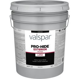 Valspar 5gal White Finish Pro-Hide Exterior Latex Primer