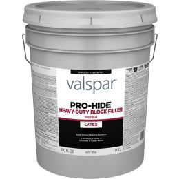 Valspar 5gal White Pro-Hide Interior/Exterior Heavy Duty Latex Blockfiller