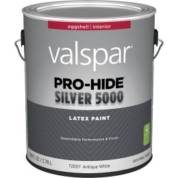 Valspar 1gal Eggshell Finish Antique White Pro-Hide Silver 5000 Interior Paint