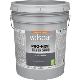 Valspar 5gal Semi-Gloss Finish Antique White Pro-Hide Silver 5000 Interior Paint