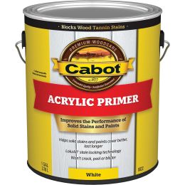 Cabot 1gal White Problem Solver Acrylic Primer