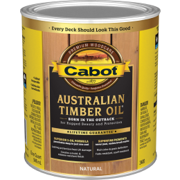 Cabot 1Qt Natural Australian Timber Oil Wood Finish (High Performance)