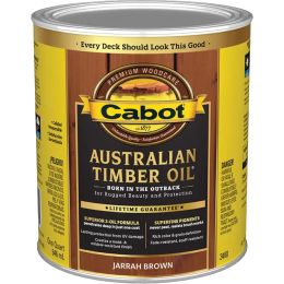 Cabot 1Qt Jarrah Brown Australian Timber Oil Wood Finish (High Performance)