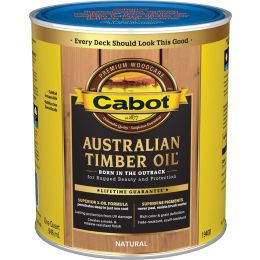 Cabot 1Qt Natural Australian Timber Oil Wood Finish (Low Odor)