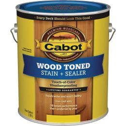 Cabot 1gal Pacific Redwood Wood-Toned Deck & Siding Stain (Low Odor)