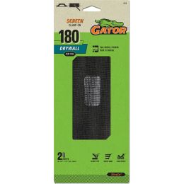 Drywall Sanding Screen, Fine 180-Grit, 4.25 x 11.25-In., 2-Pk.