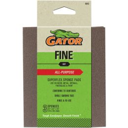 Gator Fine 4-1/2" x 5-1/2" Sponge Sanding Pad 3pk