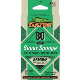 Gator 80 Grit 3" x 5" x 1" Super Sponge Remove