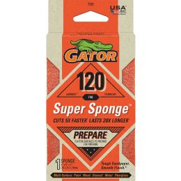 Gator Super Sponge Prepare 120 Grit 3 in. x 5 in. x 1 in.