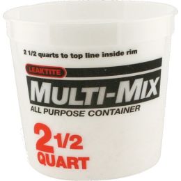 Leaktite 5M3 2-1/2 Qt Multi Mix Container