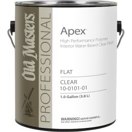 Old Masters 1gal Flat Apex High Performance Polymer Interior Water-Based Clear Finish